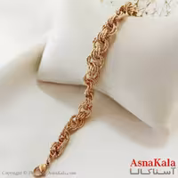 دستبند زنانه ترند برند ژوپینگ Xuping مدل بافت کد DSB18671W