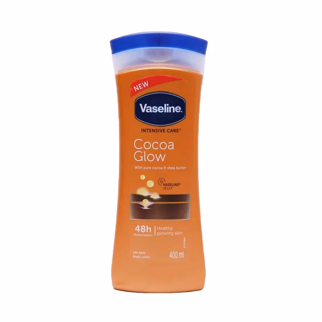 لوسیون بدن وازلین مدل Cocoa Glow