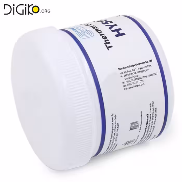 خمیر سیلیکون خنک کننده CPU خاکستری (با وزن 100 گرم)