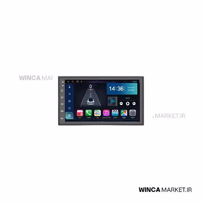 مانیتور اندروید سیتروئن زانتیا سری S500 BLU-RAY مدل GL855 برند وینکا WINCA