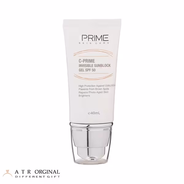 ژل ضدآفتاب بی‌رنگ پرایم SPF50 مدل C-Prime
