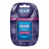 نخ دندان حرفه ای اورال بی 3D white luxe (35 متر ،سفید کننده دندان )  ساخت انگلستان