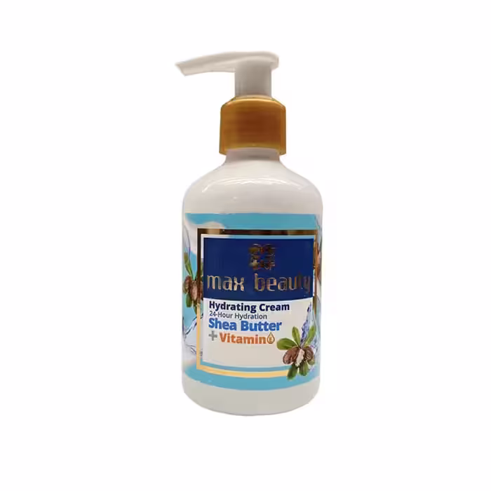 کرم آبرسان مکس بیوتی مدل shea butter حجم 400 میلی لیتری