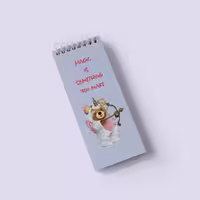 دفترچه مستطیل خط دار خرس یونیکورن کیچ بوک (KITSCH BOOK)