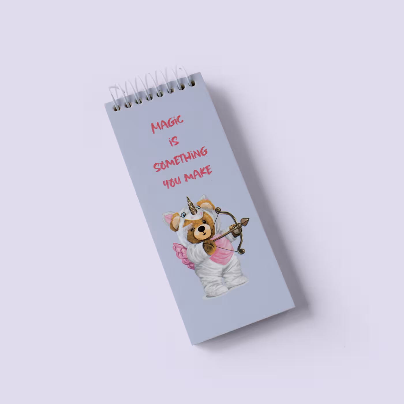 دفترچه مستطیل خط دار خرس یونیکورن کیچ بوک (KITSCH BOOK)