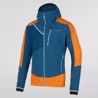 قیمت و خرید کاپشن کوهنوردی سرمه ای، نارنجی لسپورتیوا مدل Aequilibrium Softshell Jkt اورجینال