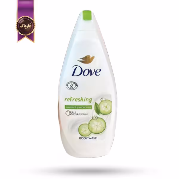 شامپو بدن داو Dove مدل خیار و چای سبز Cucumber & Green Tea حجم 500 میلی لیتر (اورجینال)