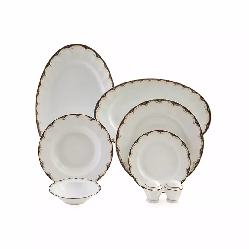 سرویس چینی زرین 6 نفره غذاخوری النور (29 پارچه)