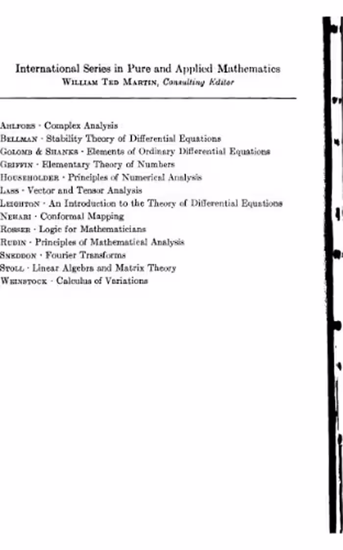 خرید و دانلود نسخه کامل کتاب Stability theory of differential equations