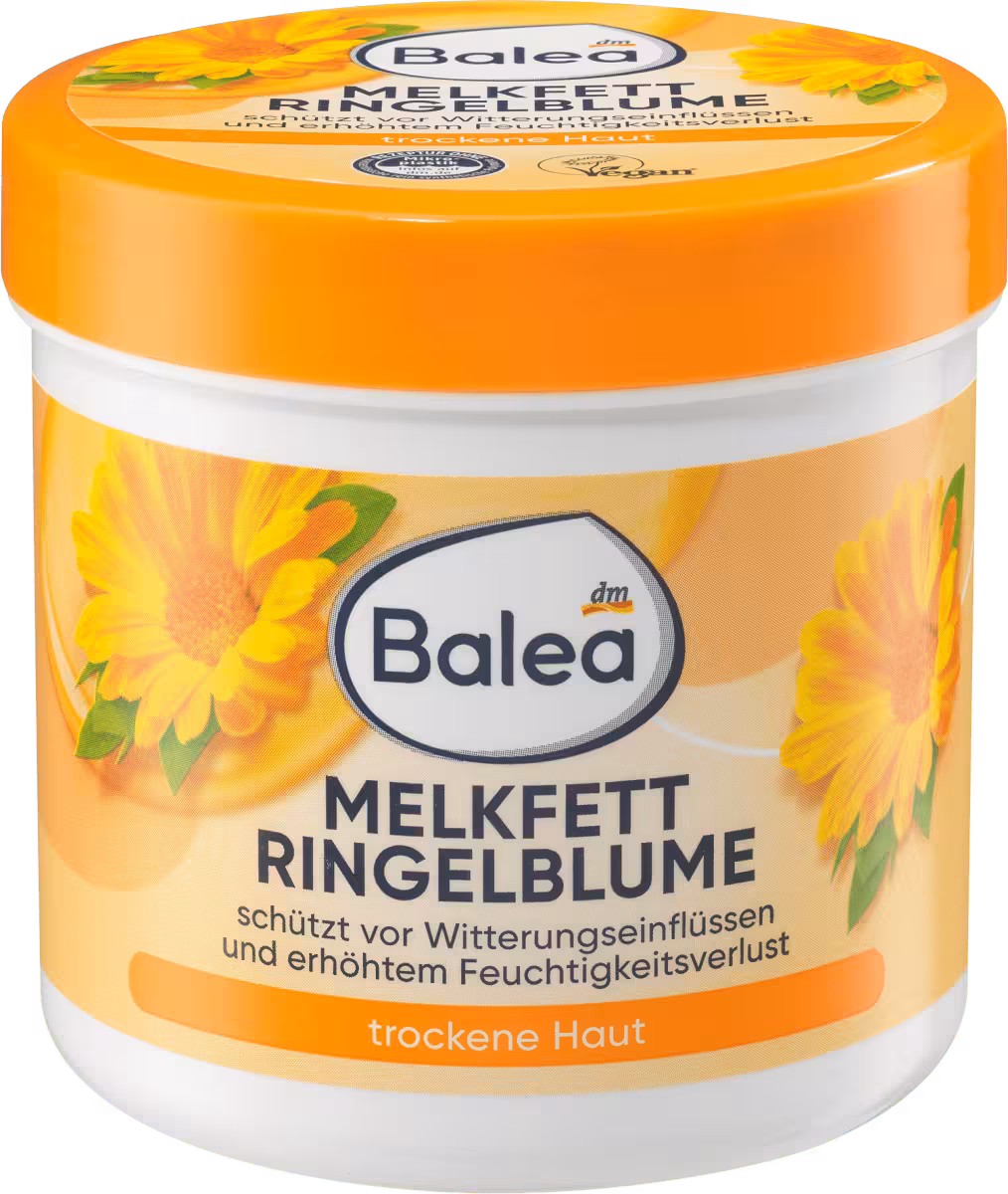 ژل کرم گل همیشه بهار باله آ (برای پوست خشک دست، صورت، بدن) آلمان Balea Melkfett Ringelblume