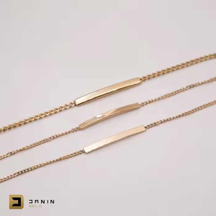 دستبند پلاک زنجیر