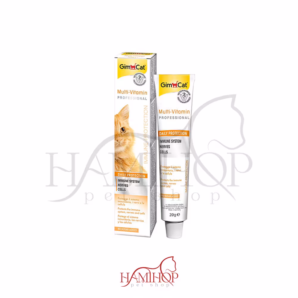 خمیر مولتی ویتامین گربه جیم کت 50 گرمی | GimCat Multivitamin Paste