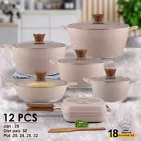 سرویس قابلمه و تابه 12 پارچه دالهو