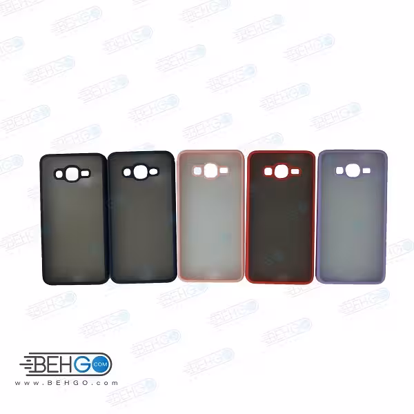 قاب J2 Prime کاور محافظ جی 2 پریم گارد مدل پشت مات اصلی با برجستگی لنز دوربین دور سیلیکونی گوشی سامسونگ J2 Prime