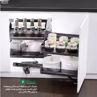 مجیک کرنر دو طبقه کریستال عرض 450mm فانتونی D103 و D104