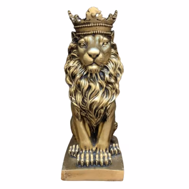 مجسمه مدل شیر تاج دار