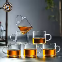 شات قهوه خوری 6 عددی پیرکس