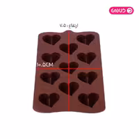 قالب سیلیکونی ممتاز شکلات قلب پروانه ای