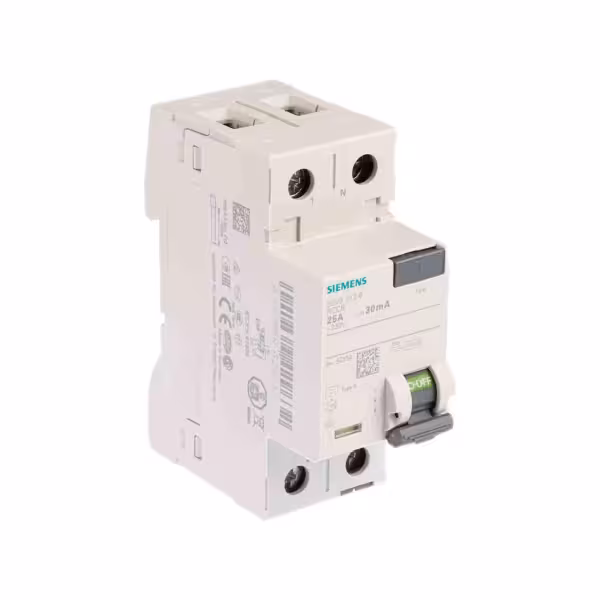 کلید محافظ جان دو پل 16 آمپر زیمنس مدل 5SV4311-0