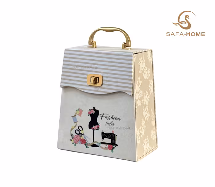 جعبه و وسایل خیاطی مدل کیفی طرح دیزاین کد 20