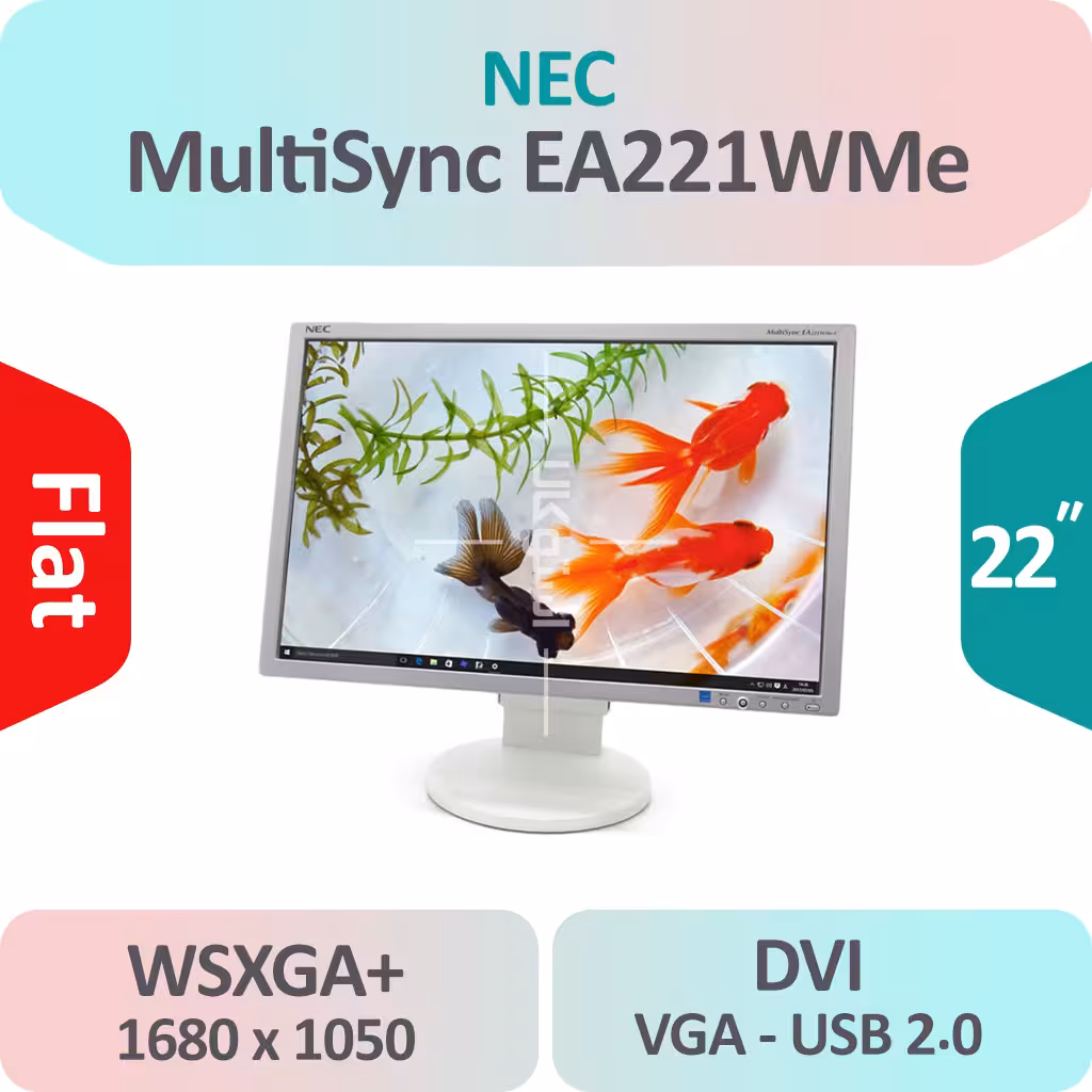مانیتور استوک NEC EA221WMe سایز 22 اینچ