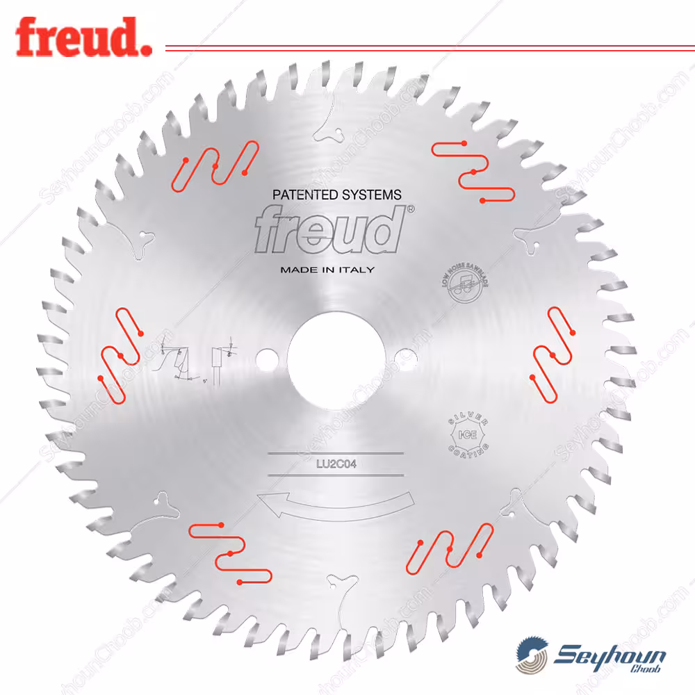 تیغ اره الماسه چوب بر قطر 18 سانتی متر 56 دندانه فرود مدل LU2C 0400