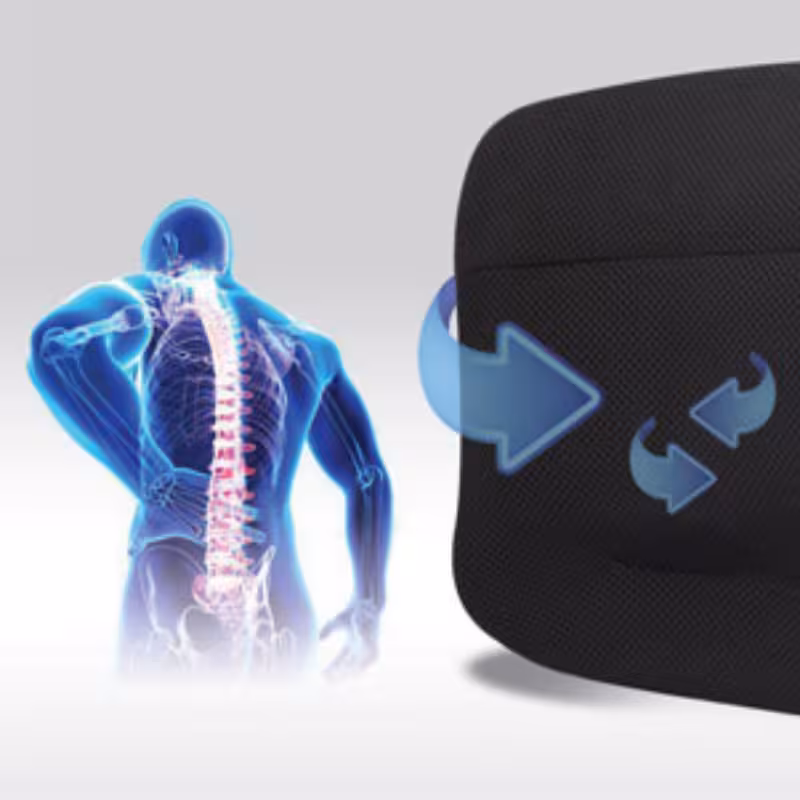 پشتی صندلی طبی راد پیشگیری و درمان کمردرد جنس اصل