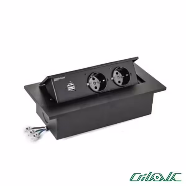 پریز توکار ملونی مدل 10017 (پدالی)