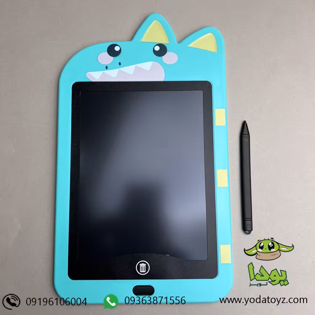 تبلت مغاطیسی دایناسور سبز- LCD PANNEL HAND WRIGHTING BOARD