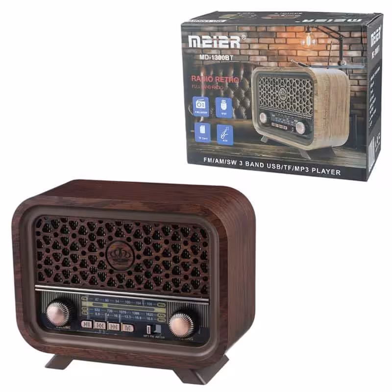 رادیو اسپیکر بلوتوثی رم و فلش خور Meier MD-1300BT