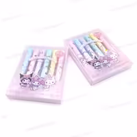 هایلایتر جعبه طلقی 6 عددی کرومی سانریو