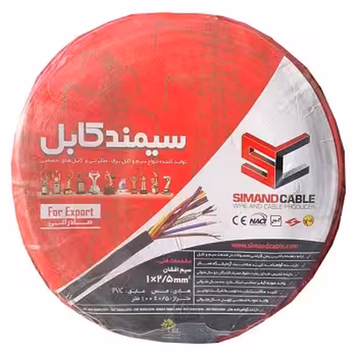 کابل برق افشان 2 در 10 سیمند