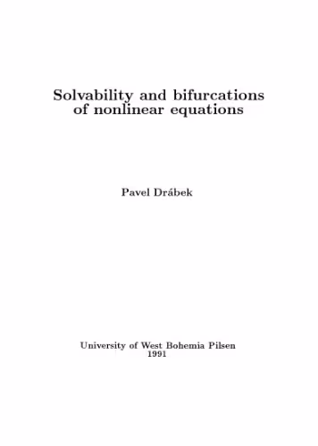 خرید و دانلود نسخه کامل کتاب Solvability and Bifurcations of Nonlinear Equations