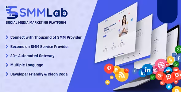 دانلود اسکریپت پلتفرم بازاریابی اجتماعی SMMLab