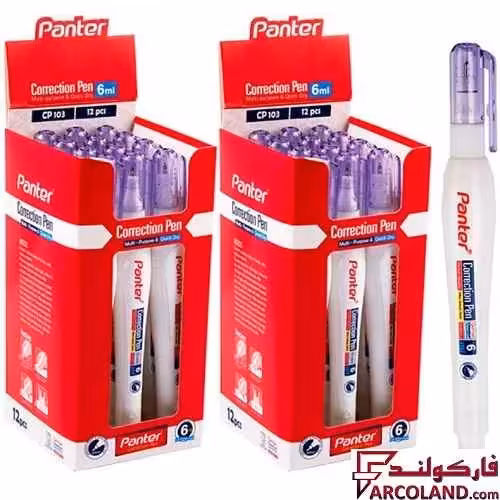 لاک غلط گیر قلمی پنتر مدل CP103 حجم 6ml بسته 24 عددی