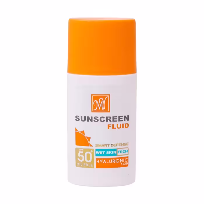 فلوئید ضد آفتاب بی رنگ SPF50 مای مدل Hyaluronic Acid حجم 50 میلی لیتر