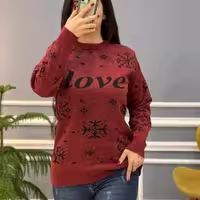 بلوز بافت Love کد 50604