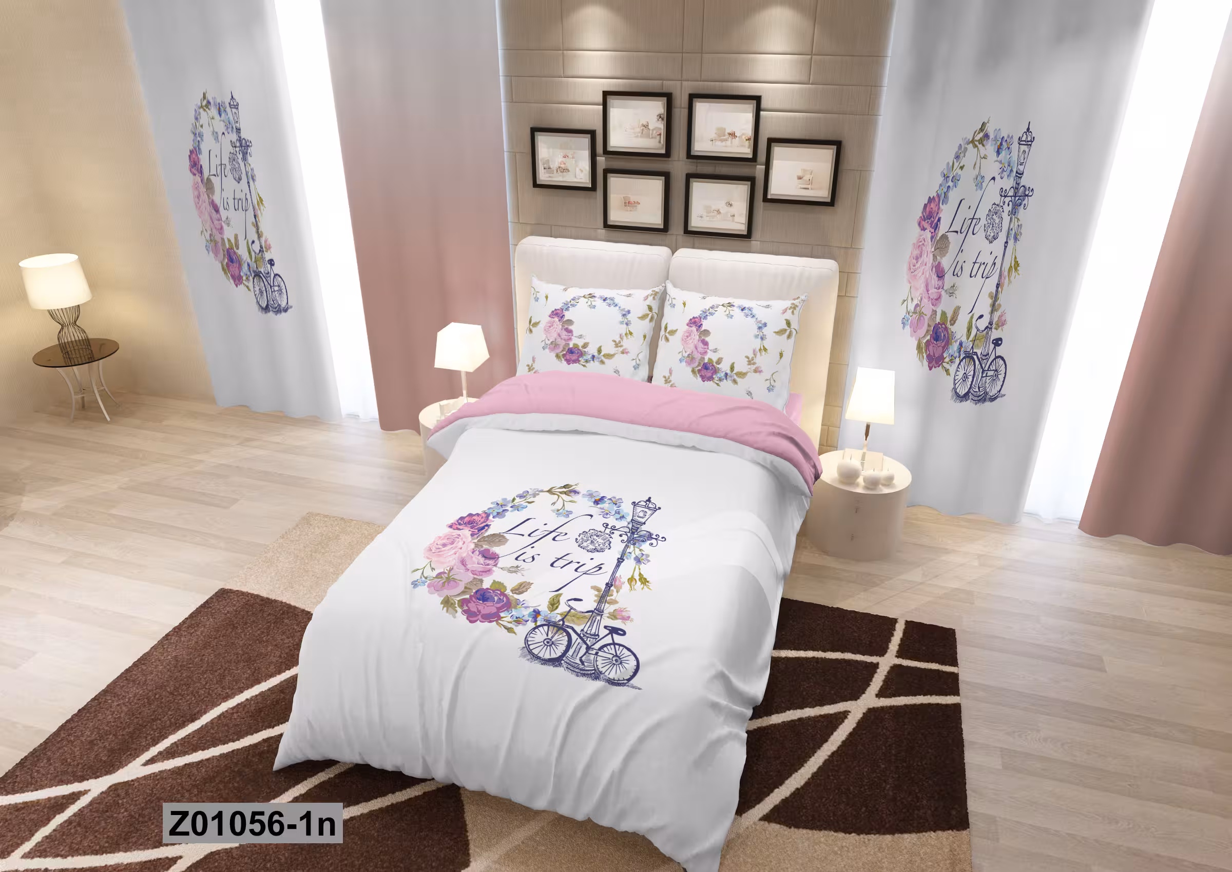 لحاف روتختی تنسل سه بعدی (3D) کالای خواب متین کد 1056