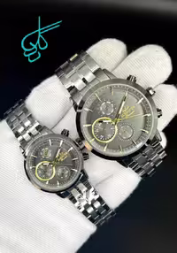 ست ساعت زنانه و مردانه الگانس سه موتوره موتور ژاپن رنگ ثابت کد 2117622
