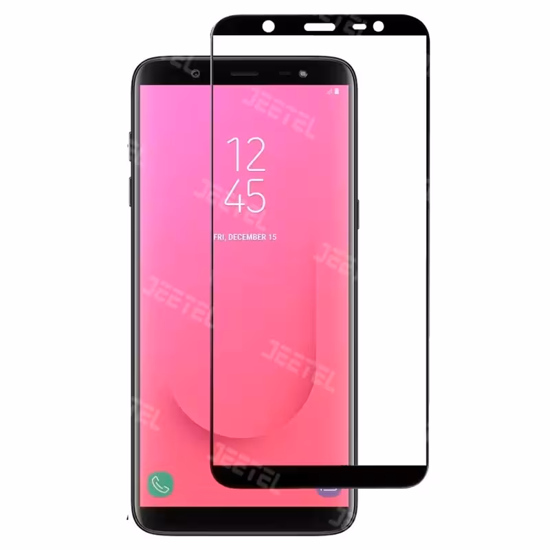 گلس تمام صفحه شیشه ای سامسونگ Galaxy J8 مدل HD Plus