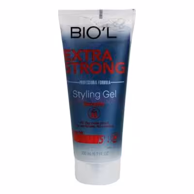 ژل مو بیول مدل EXTRA STRONG مناسب انواع مو حجم 200 میلی لیتر