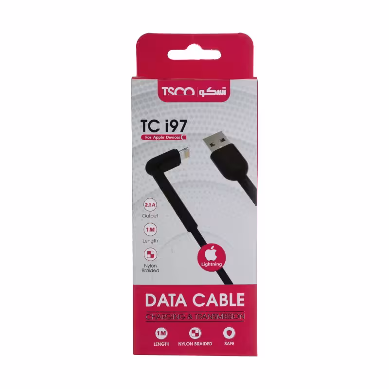 کابل تبدیل USB به لایتنینگ تسکو مدل TC-I97 طول 1 متر