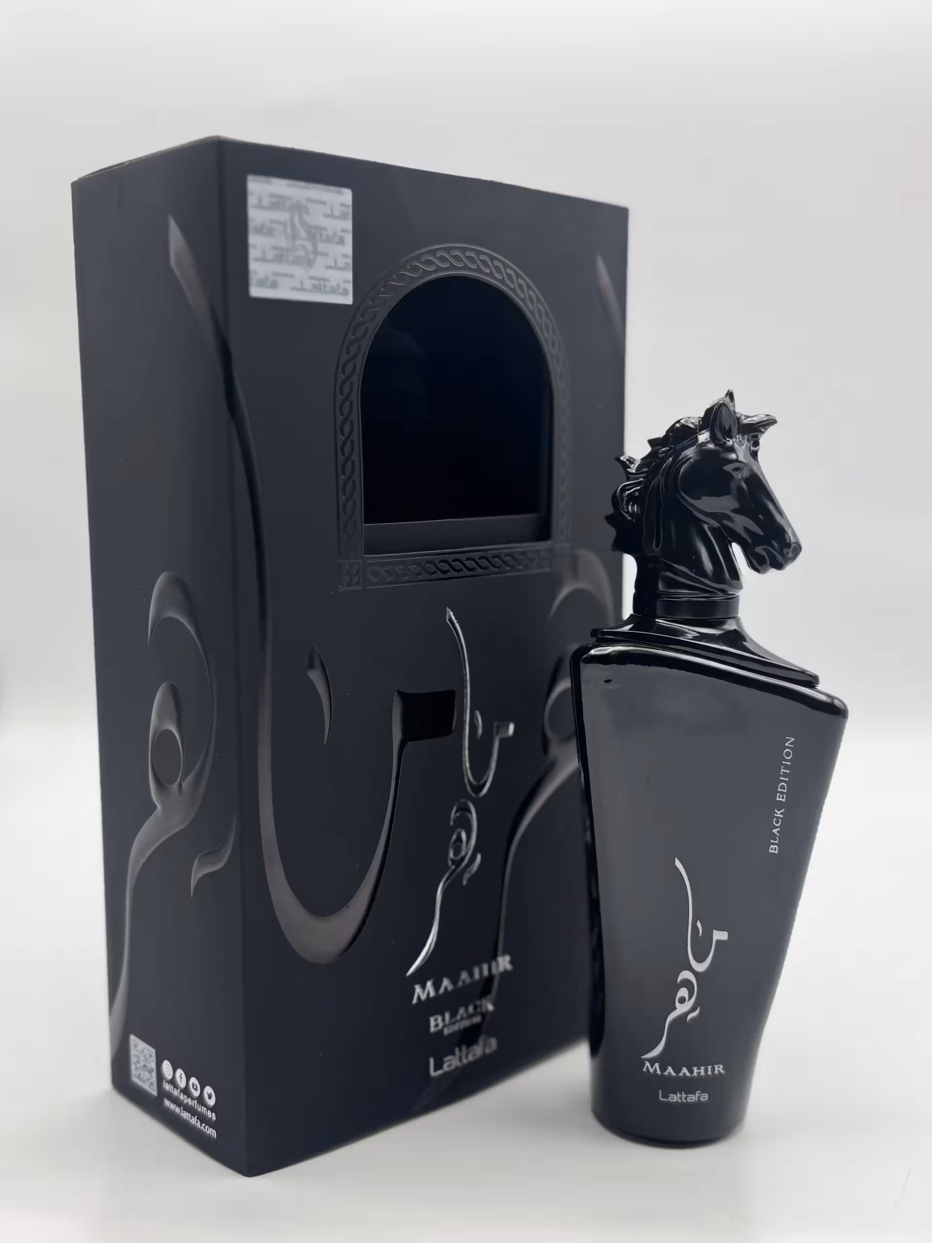 ادکلن ماهر لطافه مردانه 100 میل (MAAHIR Black Lattafa)