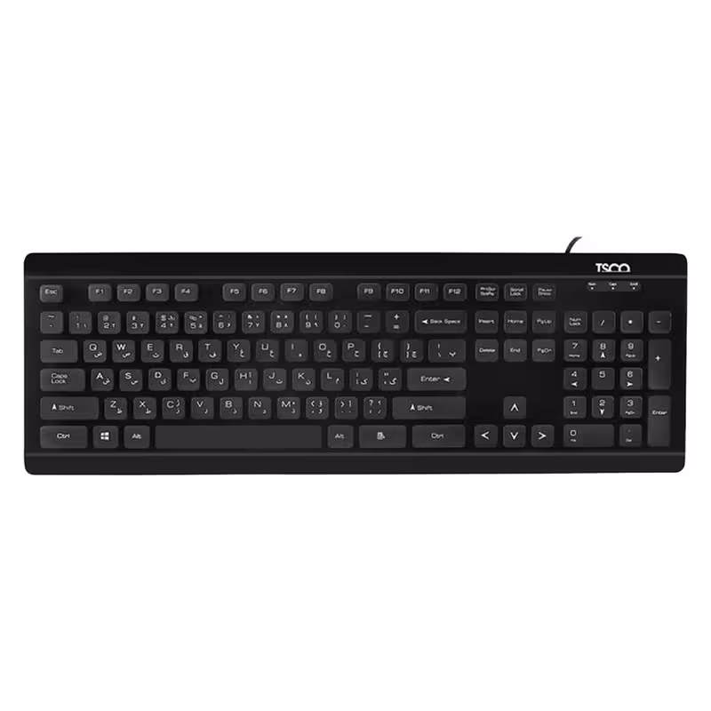 کیبورد تسکو مدل TK 8032 با حروف فارسی | کالا مکس