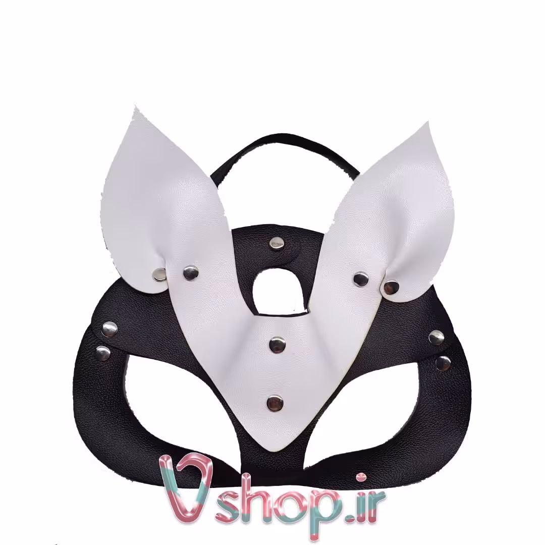 نقاب بالماسکه سفید مشکی