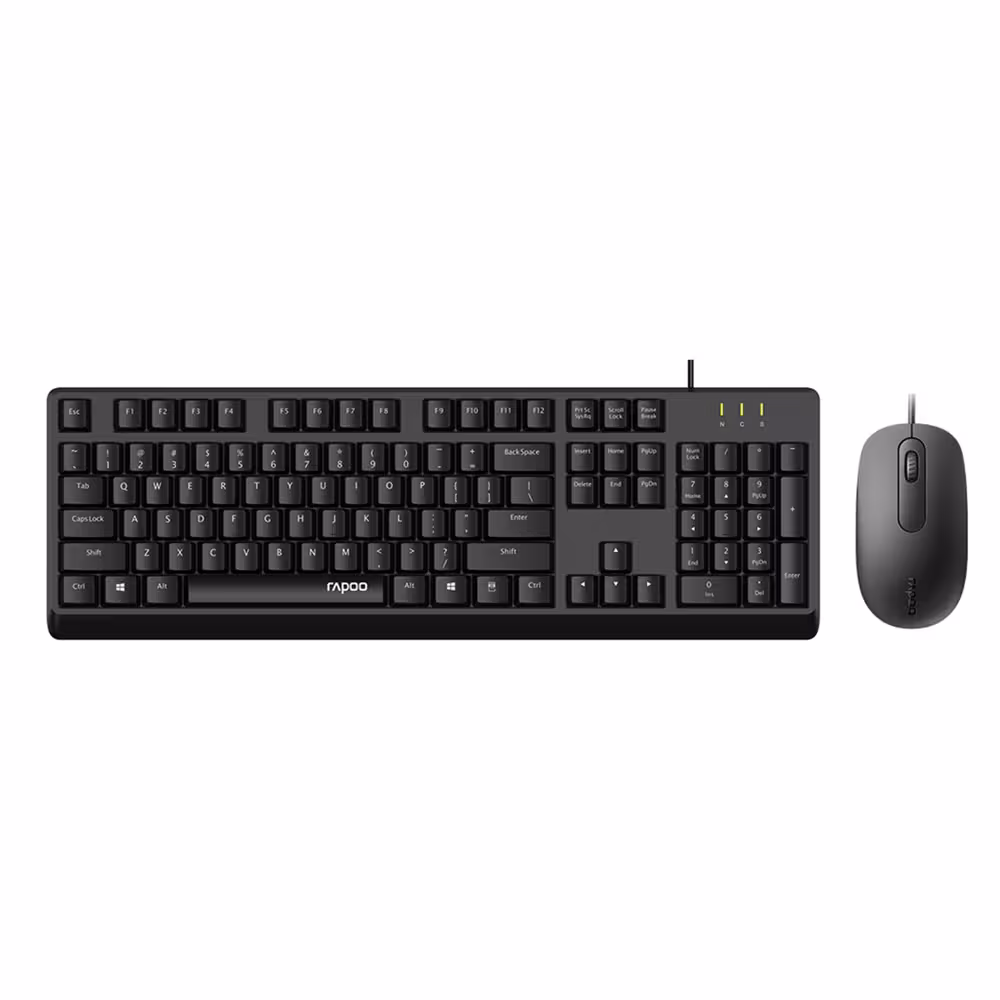کیبورد و ماوس رپو Rapoo X130 Pro Wired Keyboard and Mouse