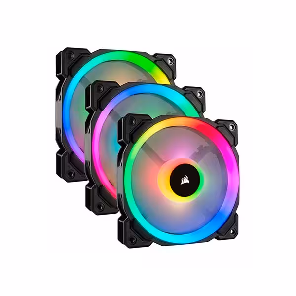 فن کیس کورسیر LL120 RGB 120mm بسته 3 عددی