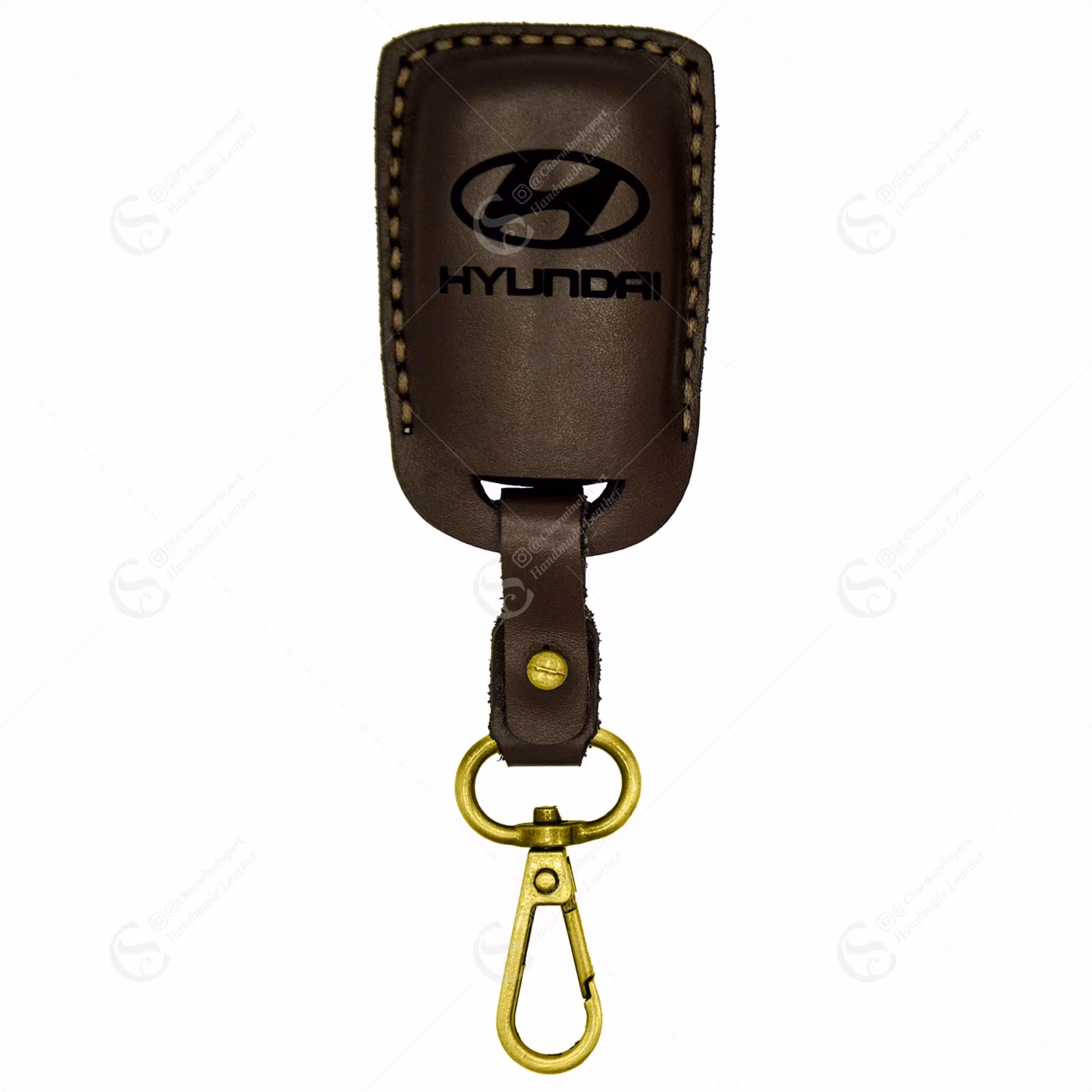 جاسوییچی چرم طبیعی گاوی قهوه ای مناسب هیوندا دوردوز