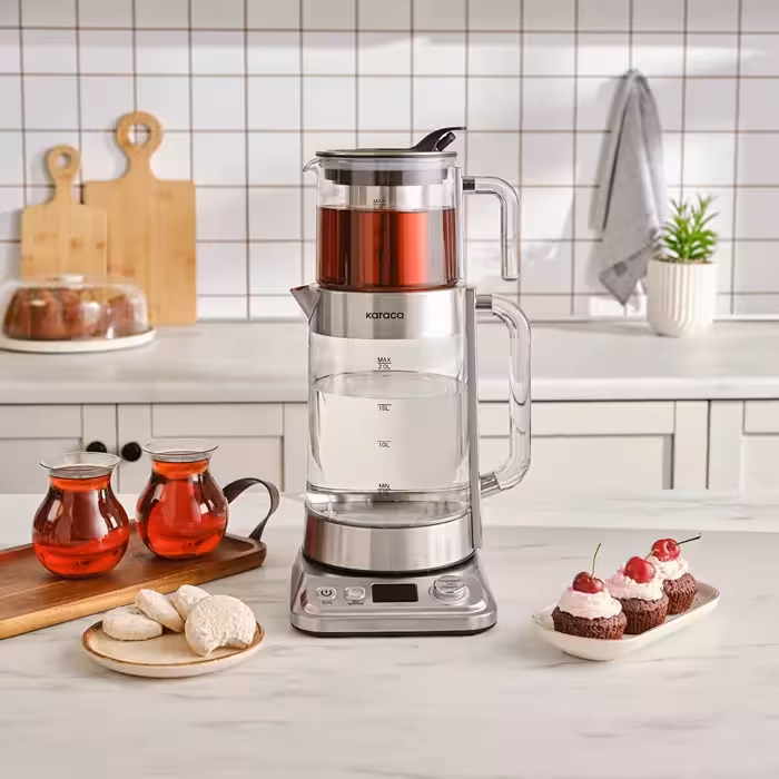 چایساز شیشه ای برند Karaca ترکیه مدل Gönlübol XL