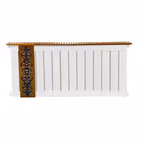 رادیاتور آلومینیومی چوبی هاتیپس مدل ارکیده سفید 135cm